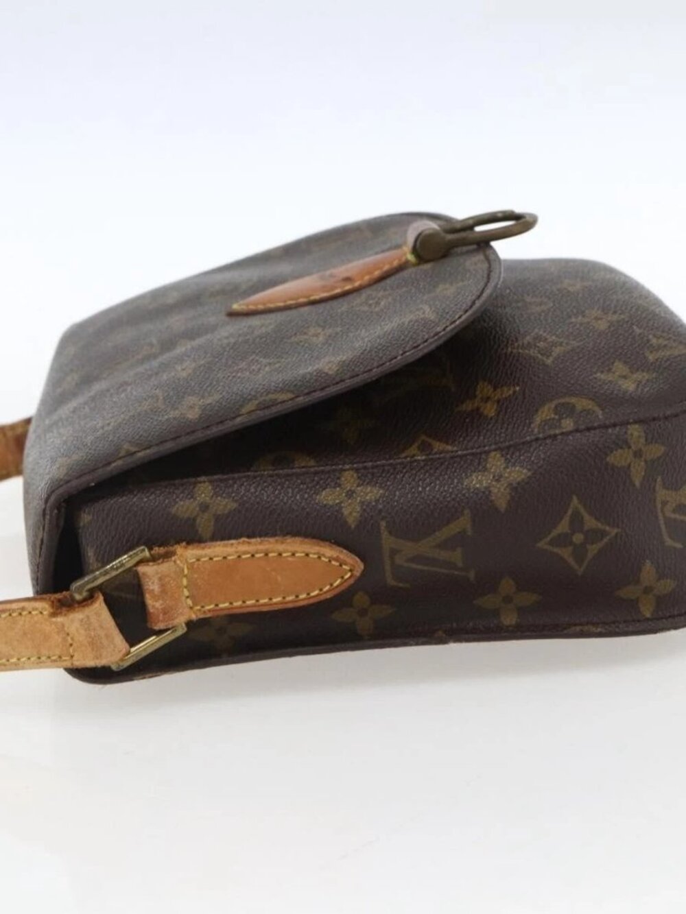 LOUIS VUITTON Monogram Saint Cloud GM Shoulder Bag M51242 LV Auth 171997 - Picture 3 of 16